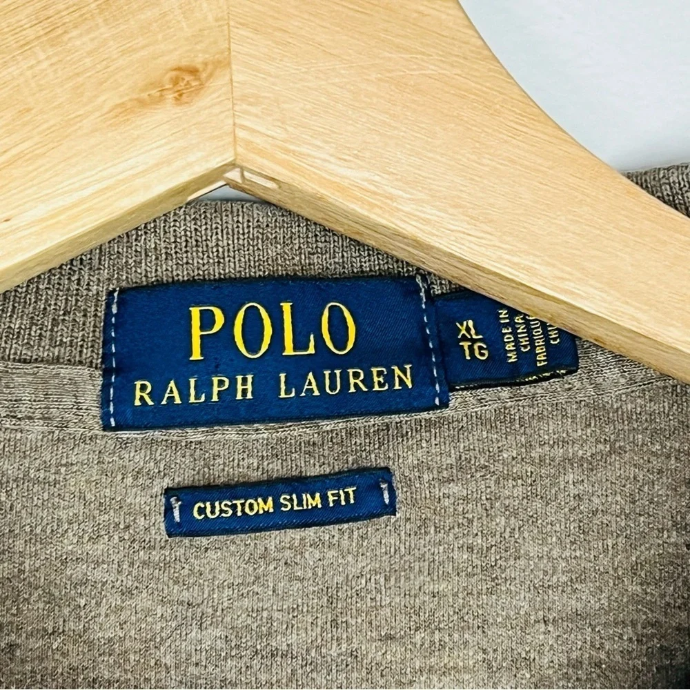 Ralph Lauren Brown Custon Slim Polo Shirt XL
